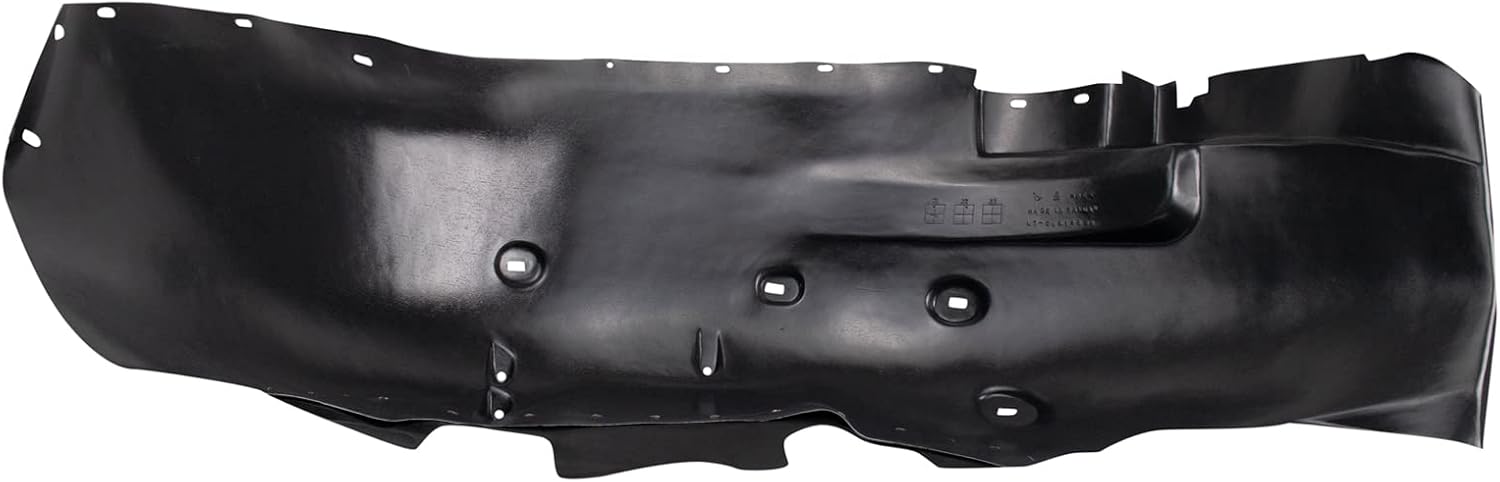 TRQ Front Driver and Passenger Side Inner Fender Liner Set Compatible with 2011-2014 GMC Sierra 2500 HD 2011-2014 Sierra 3500 HD