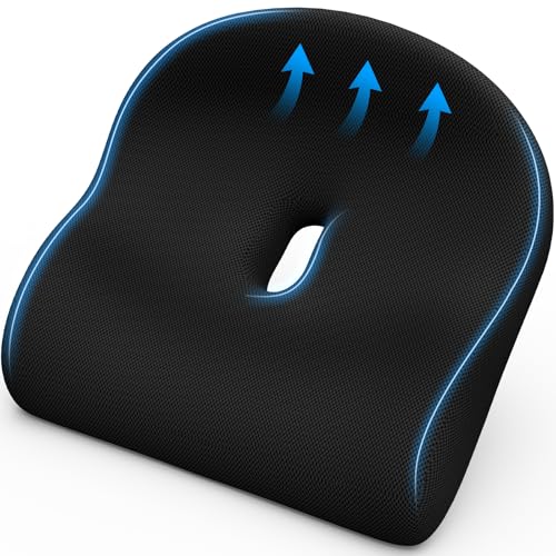 SweetSlubr Seat Cushion for Tailbone Pressure and Pain Relief