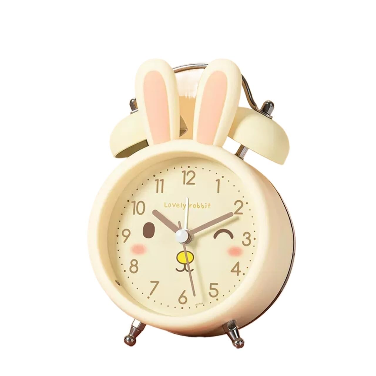 Bp7gVw5sP Loud Alarm Clocks Alarm Clock Ticking Travel(Yellow)