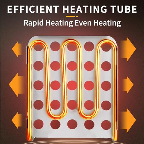 DULNICE Fritteuse Commercial Friteuse mit Fett mit Ölventil 6L, 3000W Elektrische Fritteuse mit Korb & Deckel, Fritteuse mit öl 60°C-200°C für Küche und Haushalt – Bild 6