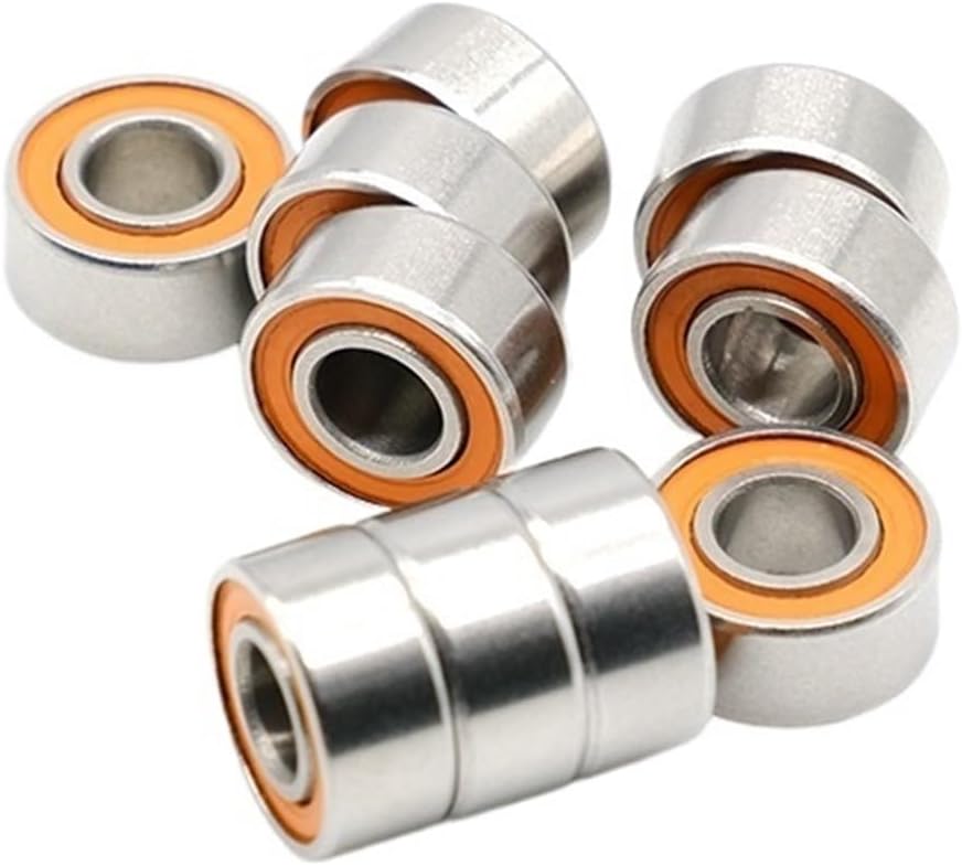 1Pcs S684 2RS ABEC7 4X9X4mm 684 Stainless Steel Hybrid Ceramic Ball Bearing