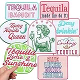 Trucker Hat Patches Funny Cool Vintage Tequila Drinking Embroidered Iron on Patches for Heat Press Clothes Jeans Bar Party DIY Accessories