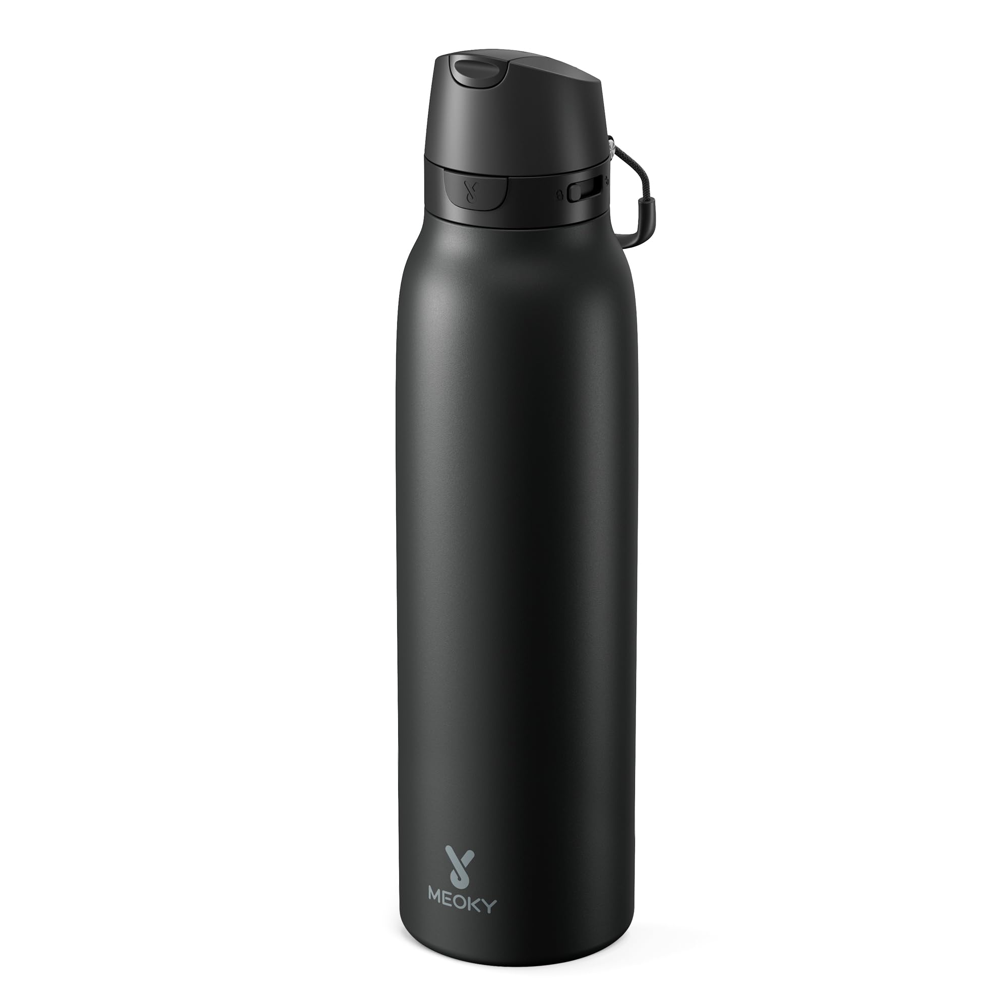 Meoky 24 oz Slim Insulated Water Bottle: Leak Proof