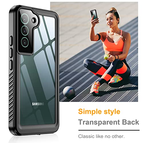 Image of for Samsung Galaxy S22 Case, Waterproof & Shockproof with Built-in Screen Protector, Heavy Duty Full Body Protective Case for Samsung Galaxy S22 5G 6.1', Black