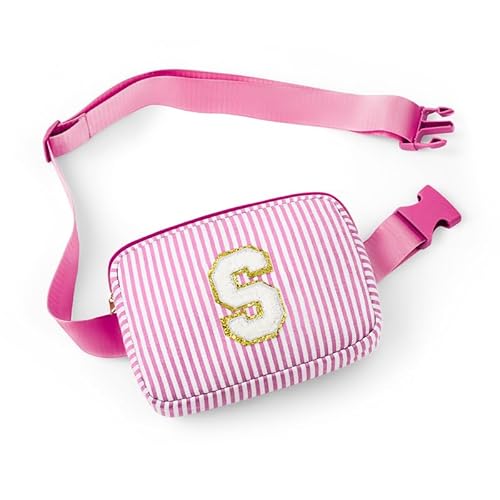 SEFORICO Crossbody Bags for Women - Gifts for 7 8 9 10 11 Years Old Teen Girls Initial Waist Pack Bumbags and Fanny Packs for Teenage Girl Birthday Gifts for Women Adjustable Belt Bags Sling Bag