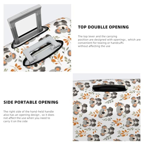 Luggage Cover Protector - Cartoon Cute Koala 1 Print Suitcase Covers for Luggage Fit 22-24 Inch Suitcase4