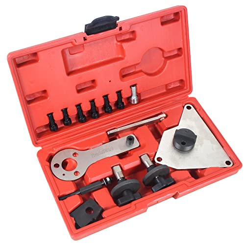 TradeINArt Kit de ferramentas de correia dentada de motor com 14 peças para Alfa Romeo/Fiat 1.4 Mult