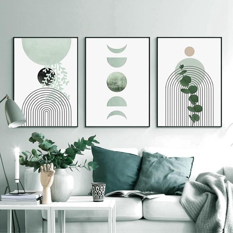Pósteres impresos para la pared del salón que solucionan la falta de estilo en tu hogar