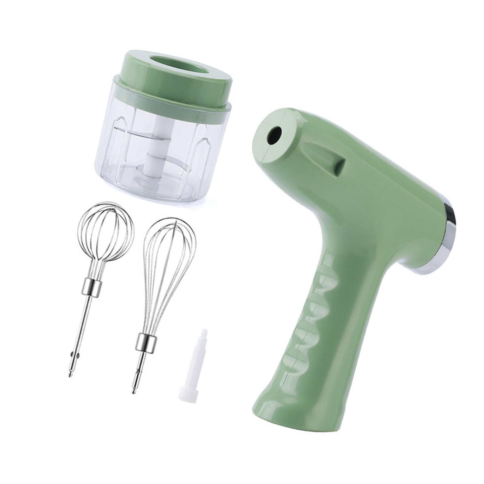 LUCKGONI Electric Eggs Beater Metal Handheld Whisk For Baking Cooking With Ergonomic ABS Handle Practical Beating Tool