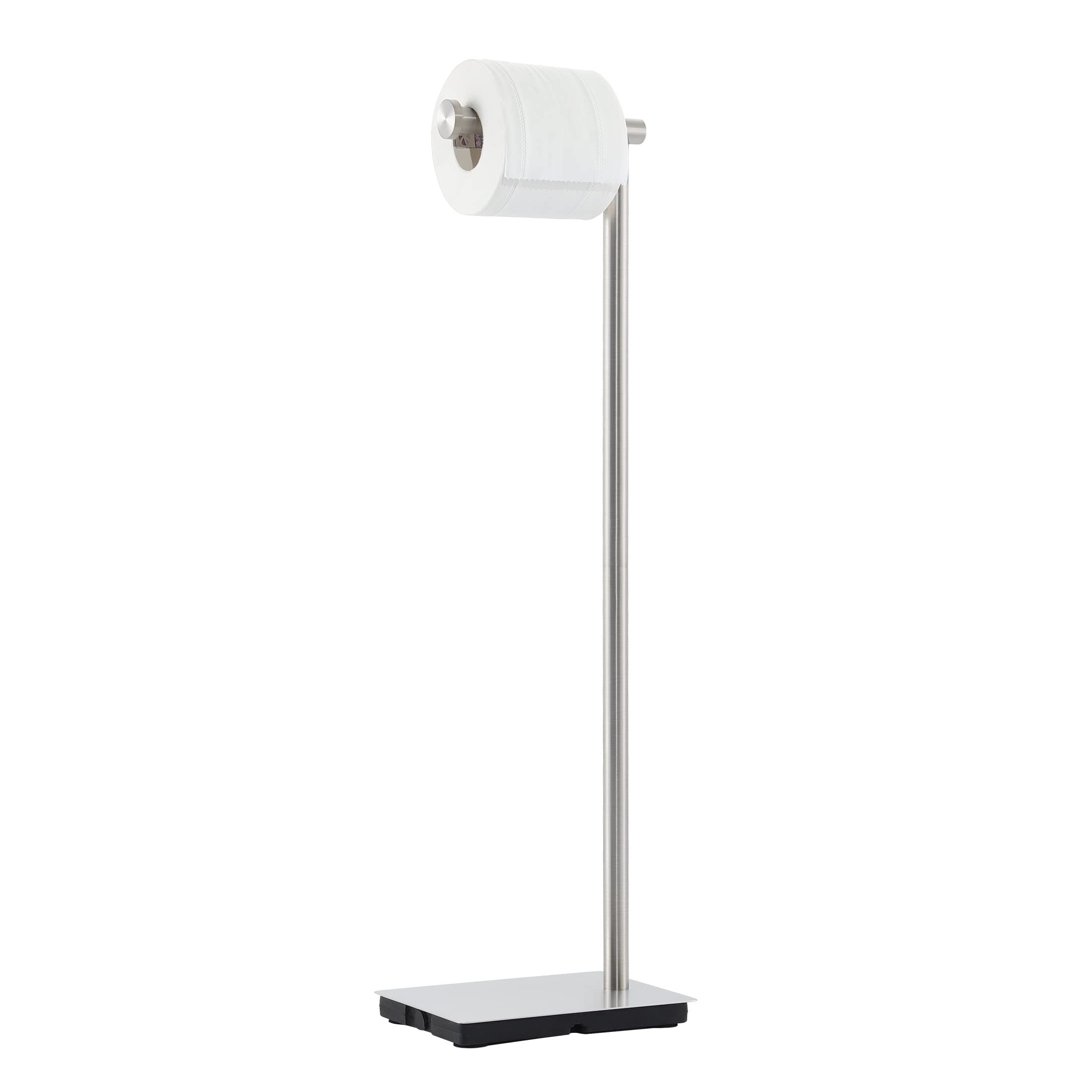 KES Freestanding Toilet Paper Holder Stand with Weighted Base, Black, 26" — Amazon image 12