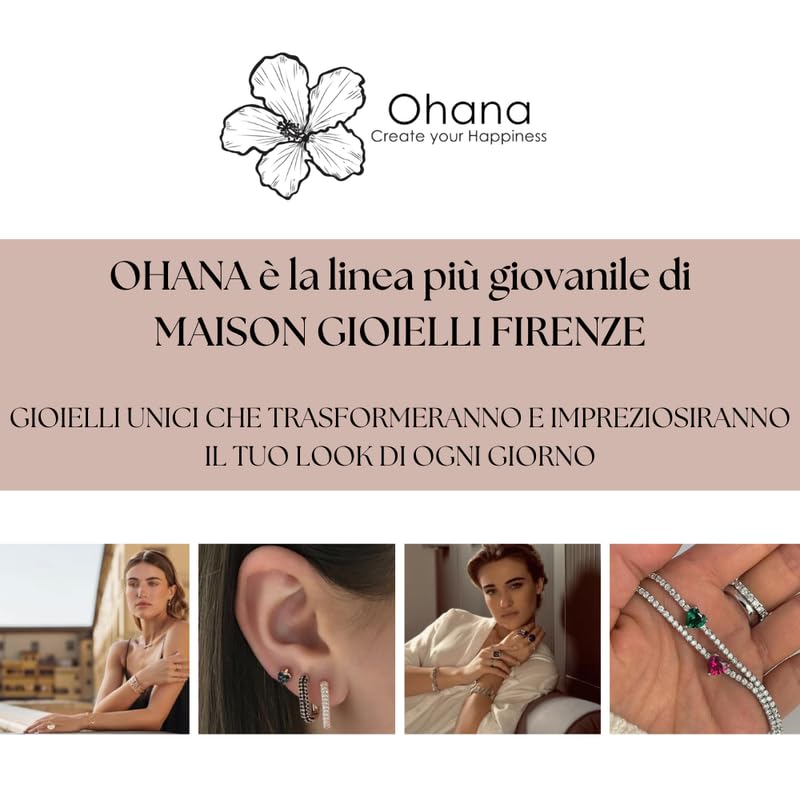 MAISON GIOIELLI FIRENZE - OHANA Bracciale da Uomo in Acciaio con Maglia Lavorata, Bracciale Tristano Placcato Oro, Ipoallergenico, Antigraffio e Waterproof