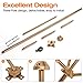 3.5FT Copper Lightning Rod Kit with 4FT Ground Rod and Down Conductor Clamp UL Listed,Great for House Roof,Signal Tower,Oil Tankers