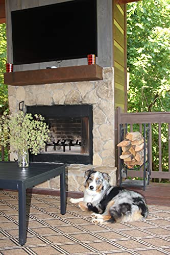 SteelFreak Heavy Duty Steel Fireplace Grate - Made in The USA (18 Inch) - Thumbnail 4