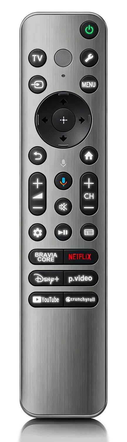 Replacement for Sony TV Remote, for Sony Bravia Google 4K LED OLED Smart TV Control with Voice & Backlit