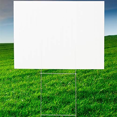 Yard signs 18x24 w/metal stake