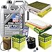 Produktbild QR-PARTS 69368409 Filter Set Inspektionspaket 10 Liter Liqui Moly Motoröl Top Tec 4600 5W-30 MANN-FILTER Innenraumfilter Kraftstofffilter Luftfilter Ölfilter