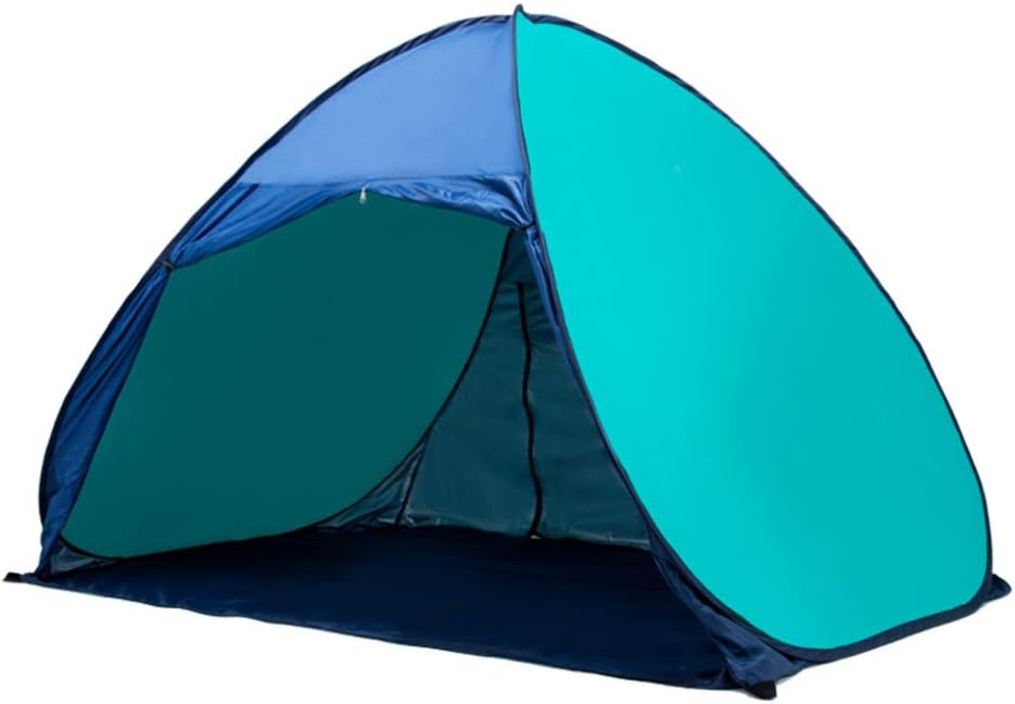 WIEJDEOOL Pop Up Beach Tent Anti UV,Easy Setup Instant Beach Shade With Zipper Door,Portable Outdoor Camping Tent Sun Shelter Canopy