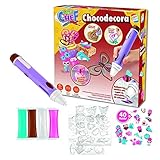 Cefa Toys - Cefachef Chocodecora, Juego Educativo, Crea y Decora Repostería, Incluye Libro Guía y 40 Moldes, Pilas AAA No Incluidas, Apto para Niños a Partir de 6 Años