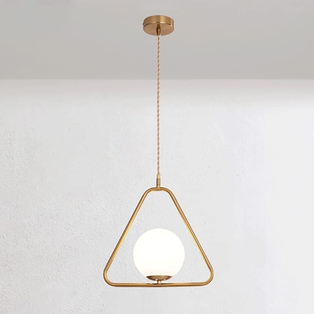Lustre linéaire E27 à boules de verre pour un éclairage sans ombre