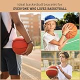 PEALICIOUS Basketball Bracelets for Boys, Basketball Gifts as Basket Ball Party Favors, Cool Stuff Cross Back to School Gifts for Inspirational Mens Accesorios Matching Basket Ball Shirts