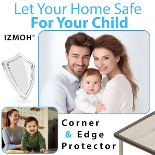 Image of Generic Baby Corner Protector - Edge Bumper Guard Crib - Safety Table Furniture - Foam Protectors Guards Proof Bed Wall Bumpers Fireplace Child Cover - proofing Rail Padding Pads Door Covers (Brown)