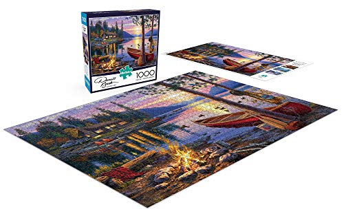 Buffalo Games - Darrell Bush - Canoe Lake - 1000 Piece Jigsaw Puzzle #TOP3
