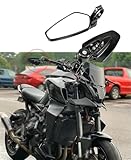 Side Mirrors Rearview Mirrors For Yamaha Fz6 For Fazer 2004 2005 2006 2007 2008 2009 Mirror Side Handle Bar End Motorcycle - Image 3