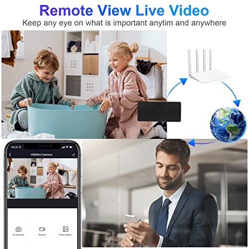 Champlong Hidden Spy Wifi Camera Power Bank 6000Mah Wireless Hd 1080P Security Cameras Portable Mini Video Recorder With Motion Detection, Remote Viewing For Home And Office No Audio Function #TOP1