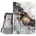 Produktbild Fintie Hülle Kompatibel mit iPad 10,2" Zoll 2021/2020/2019 (9/8 / 7 Generation), Ultra Schlank Superleicht Ständer Schutzhülle Cover mit Auto Schlaf/Wach Funktion, Trüber Marmor
