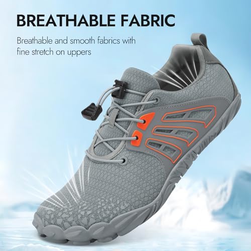 Image of ATHMILE Water Shoes for Women Men Barefoot Shoes for Swim Beach Hiking Pool | Quick Dry Non-Slip Wide Toe Box Shoes for River Kayak Fishing Lake Cruise Vacation Outdoor Water Activities