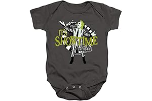 Popfunk Beetlejuice It's Showtime Infant Baby Boys & Girls Onesie Snapsuit
