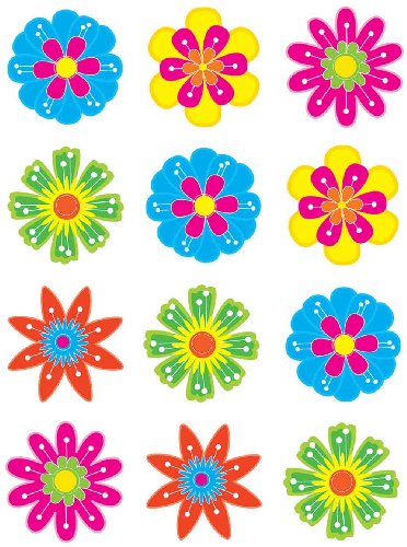 Teacher Created Resources Fun Flower Mini Accents (5395)