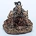 Veronese Design 3 1/2 Inch Cerberus The Three Headed Hound of Hades Hand Painted Resin Figurine