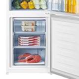 Fridgemaster MC55265E 55cm Freestanding 269 litre 70/30 Fridge Freezer - LED Lighting- 4 Star Freezer Rating -White - E Rated, H180 x W55 x D55.8 (cm) - Image 11