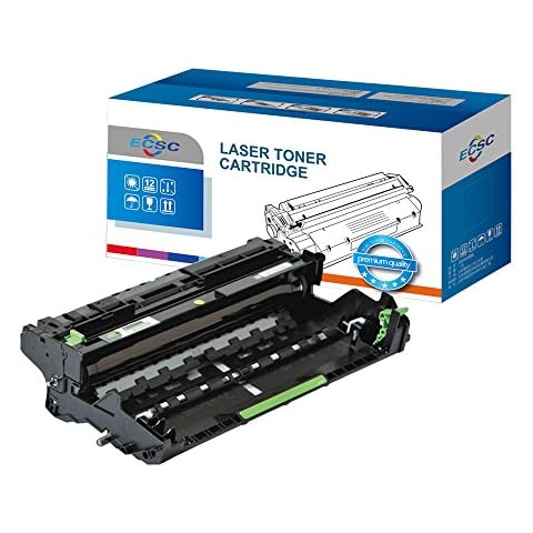 ECSC Compatible Drum Unit Cartridge Replacement for Brother DCP-L5500DN DCP-L6600DW HL-L5000D HL-L5100DN HL-L5100DNT HL-L5200DW HL-L5200DWT HL-L6300DW HL-L6300DWT HL-L6400DW HL-L6400DWT DR3400 (Black) Cover