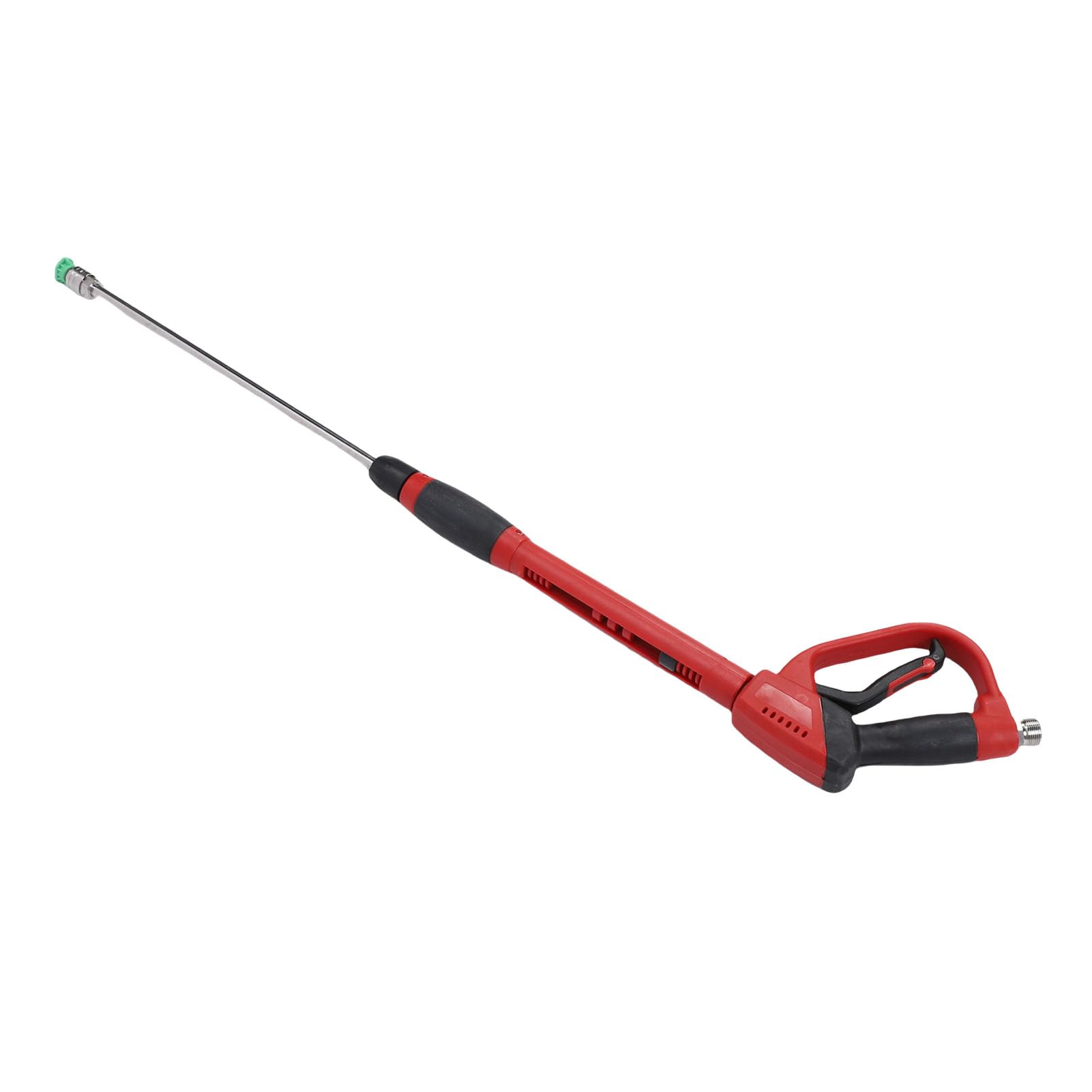 Zestaw pistoletu do myjki ciśnieniowej i przedłużacza ze stali nierdzewnej ze złączem M22 i 5 końcówkami dysz, maksymalne ciśnienie 5200 PSI, szybkozłącze 1/4 cala do akcesoriów
