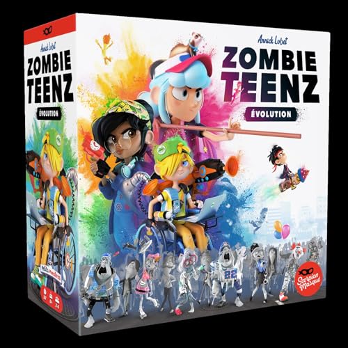 Scorpion Masqué- Zombie Teenz Evolution Blackrock Games Jeu de société, SCO014ZO, Noir