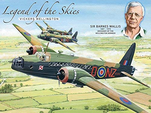 Vickers Wellington - Colgante de Signos de Metal