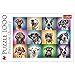Trefl 10462 Die lustige Hundeporträts 1000 Teile, Premium Quality, für Erwachsene und Kinder ab 12 Jahren Puzzle, Farbig