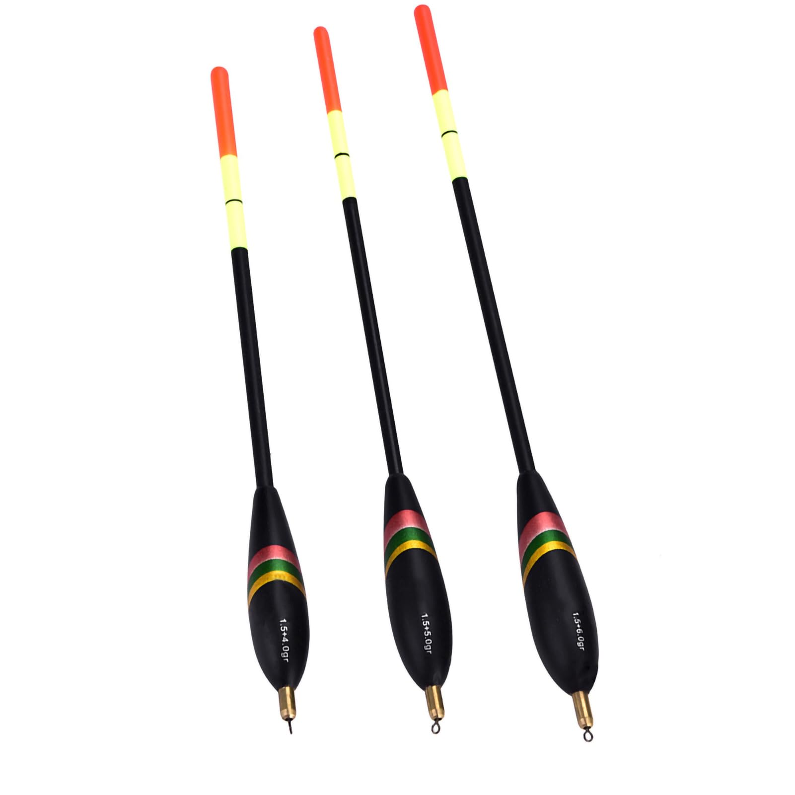 Generic Premium Wooden Fishing Floats Set Colorfast Bobbers Tackle Accessory for Improved Fishing Experience for Anglers