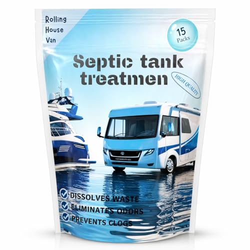 Genérico Tratamiento EnzimáTico para WC Químico Autocaravana – Bolsitas Hidrosolubles – Elimina Olores y Descompone Residuos – Sin Formaldehído – Apto Fosas Sépticas