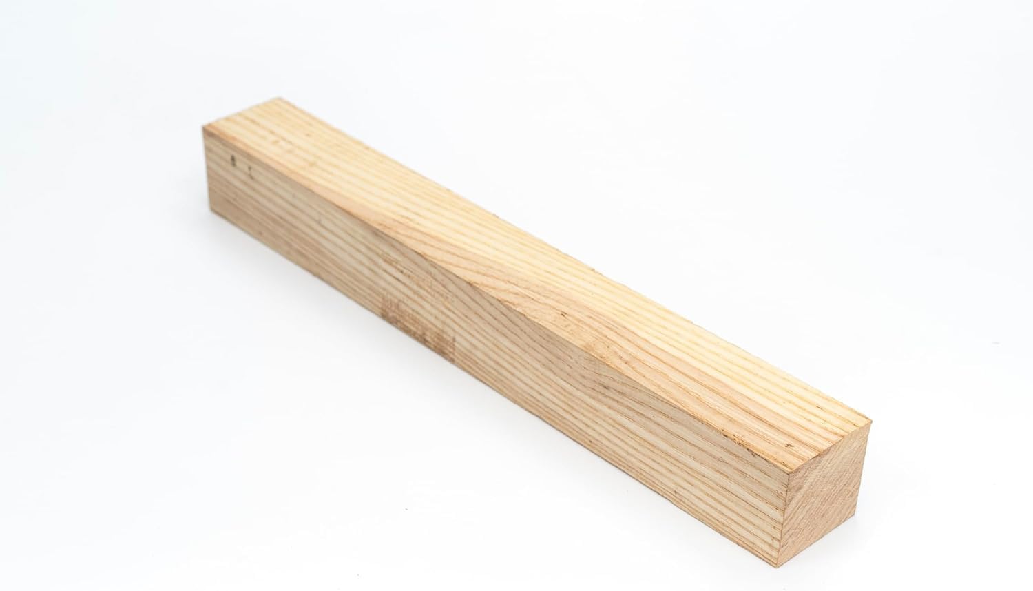 Exotic Wood Zone White Ash Turning Blank - Kiln-Dried Hardwood for Eco-Friendly Woodworking, Woodturning, Wood Lathe, Sustainable Wood, Woodcraft, DIY Projects (1-1/2" x 1-1/2" x 6")