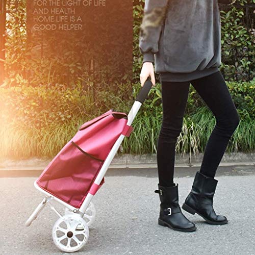 Aluminiumlegierung, Leicht, Faltbar, Reise, Lebensmittel, Einkaufstrolley, Wasserdicht, Markt-Einkaufstasche Mit Rädern… – Bild 5