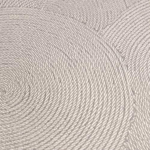 A.S. Création Vliestapete Hygge 3 in Beige, Grau - Tapete im Ethno Stil mit Kreisen auf 10,05 m x 0,53 m - Made in Germany
