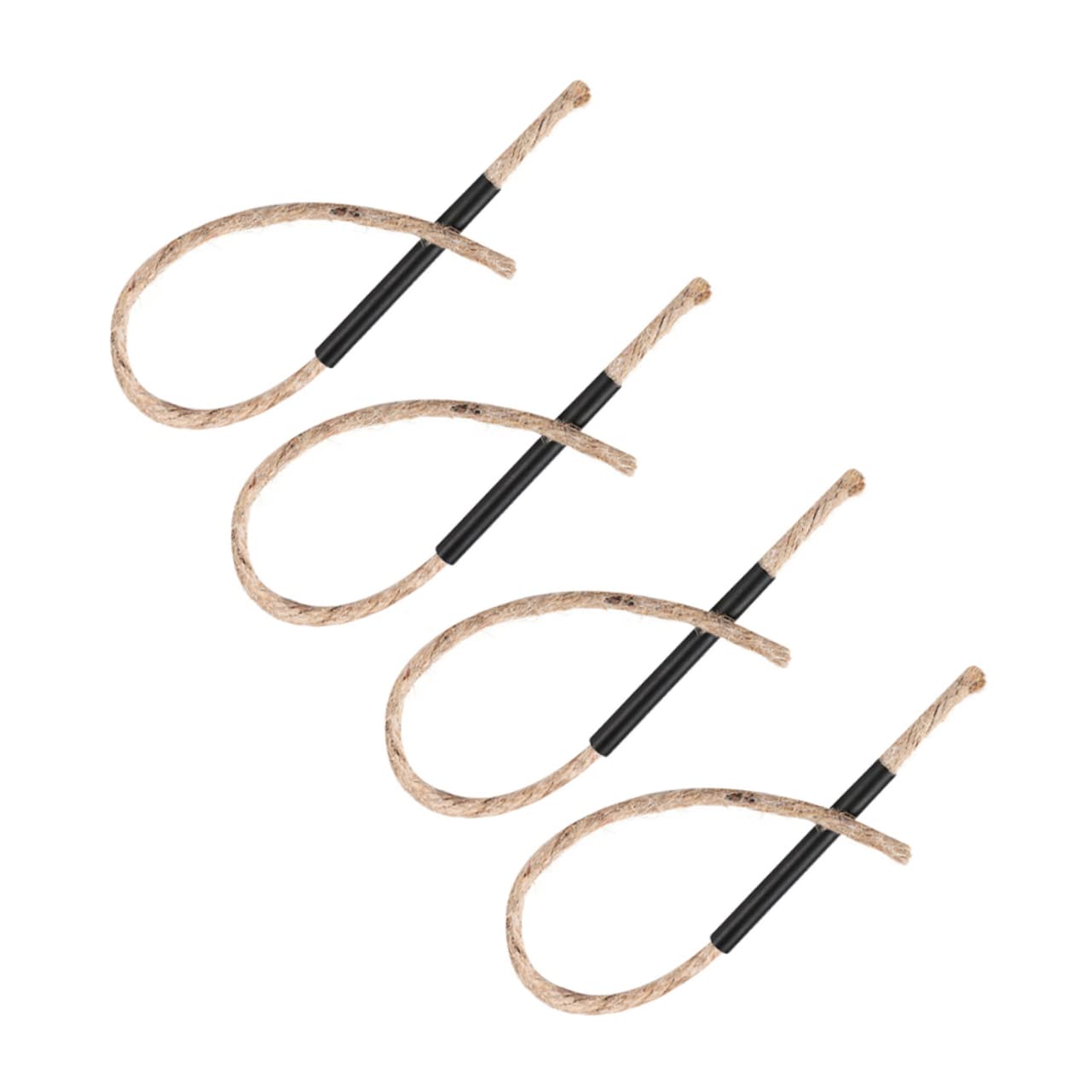 Anneome 4sets Camping Wick Cord Versatile Survival Cords for Outdoor Activities Lightweight Portable Tube Safe for Handheld Use for Camping Hiking Fishing Climbing