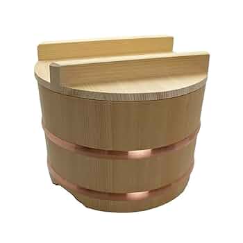 のせ蓋おひつ　27cm Amazon｜のせびつ（蓋セット） 27cm MU-8-27-05｜おひつ