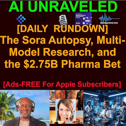 [AI DAILY NEWS RUNDOWN] The Sora Autopsy, Multi-Model Research, and the $2.75B Pharma Bet (March 31st 2026 - Part I)
