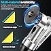 Abizarch Mini Pneumatic Chamfering Machine, 30000 RPM Portable Air Beveling Machine with 1/4 Inch Air Inlet Handheld, 45° Mini Chamfering Machine Air Tools with Blades for Beveling Deburring