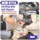 Okiki Cat Grooming Wrap, Cat Wrap with Cat Nail Clipper, Katzenpflegetuch,Katzenfesseln zum Nagelknipsen mit Krallenschere, Selbsthaftend Katzenwickel zum Krallenschneiden