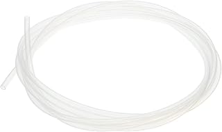 Rebower PTFE Tubing Hose Insulated Pipe Tube, [for Filaments 3D Printer] - 3mm IDx4mm ODx6.6ft/Clear/1 Pcs